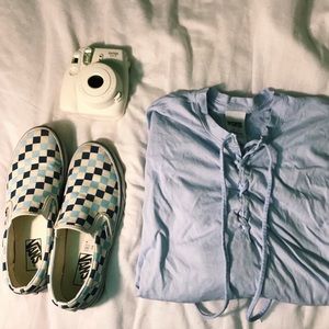 Blue Victoria’s Secret Pink Tie Up Long Sleeve